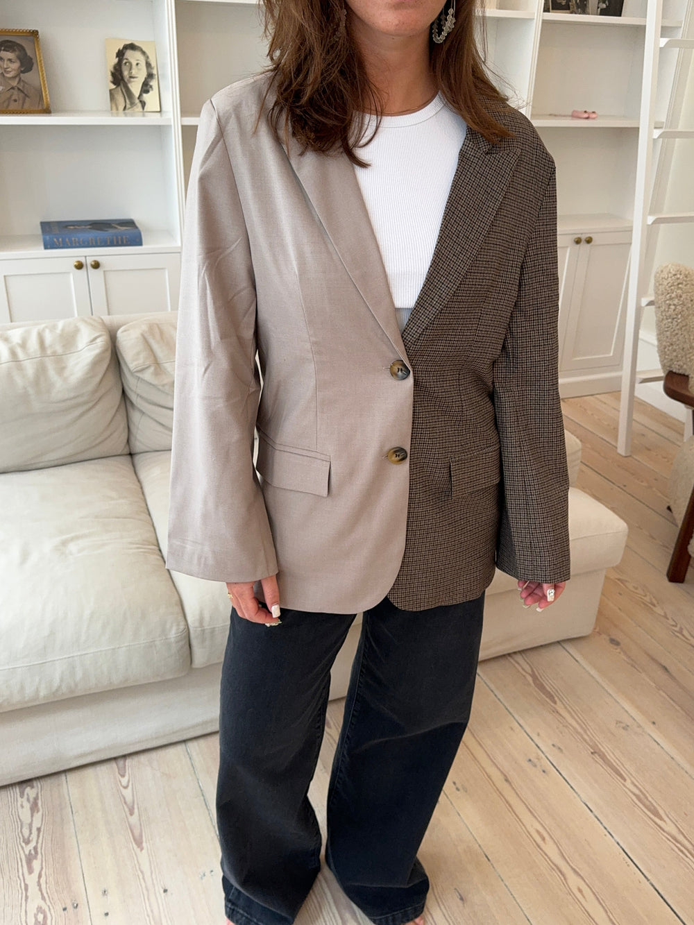 Vivenne duo blazer - Beige/brown