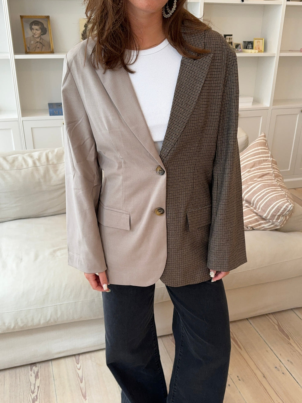 Vivenne duo blazer - Beige/brown