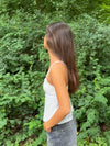 Bente lace top - White