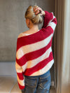 Manda striped knit - Red/white