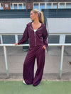 Kat sweatpants - Dark purple