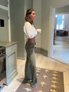 Karla corduroy pants - Khaki green