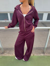 Kat sweatpants - Dark purple