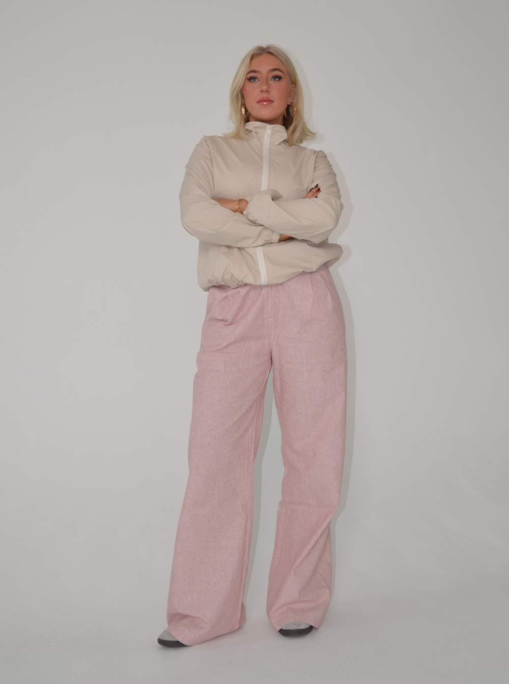 Sadie striped pants - Red/White