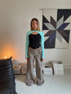 Tabea pants with belt - Taupe
