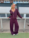 Kat sweatpants - Dark purple