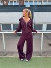 Kat sweatpants - Dark purple
