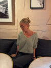 Annaly mohair cardigan - Sage green