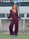Kat sweatpants - Dark purple