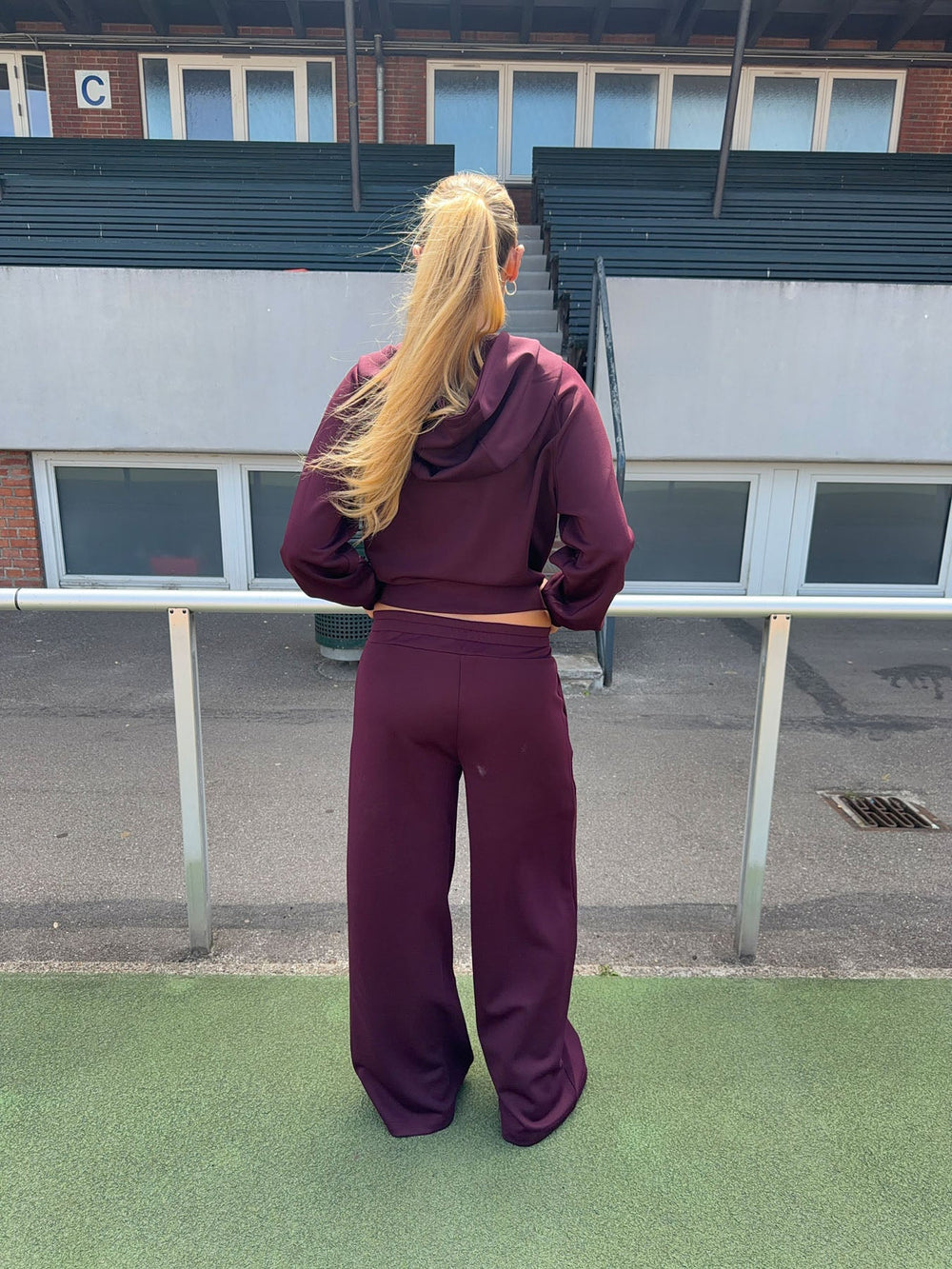 Kat sweatpants - Dark purple
