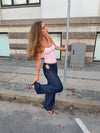 Pam pants with ties - Dark blue