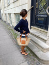 Braided beach bag - Beige