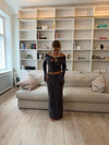 Brooke knitted maxi skirt - Grey/brown