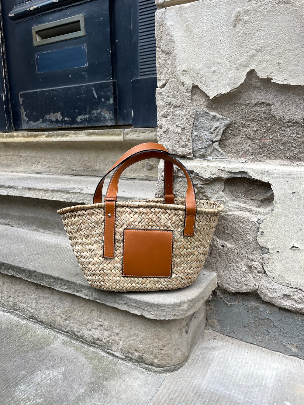 Braided beach bag - Beige