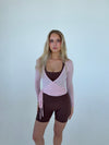 Motion wrap blouse - Candyfloss