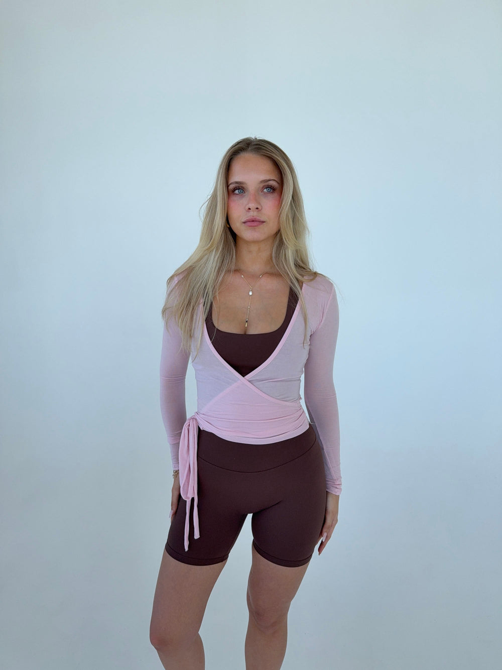 Motion wrap blouse - Candyfloss