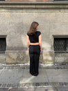 Nohea suit bukser with closed pockets - Black