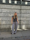 Anna Olympia low waisted suit pants - Grey