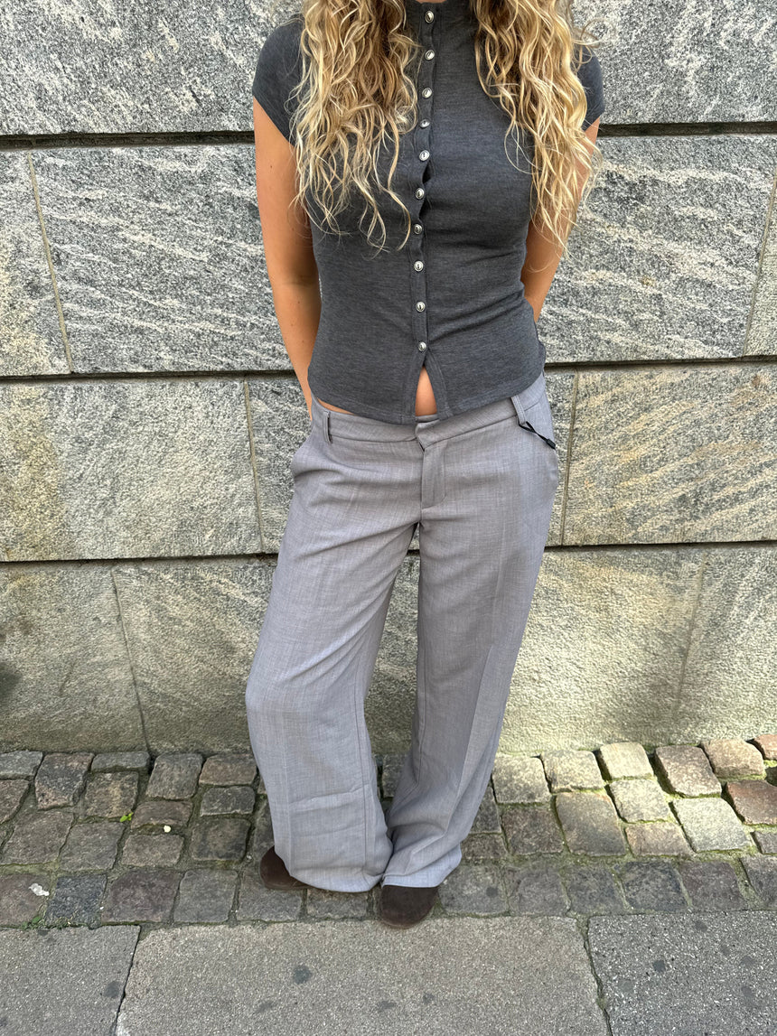 Anna Olympia low waisted suit pants - Grey