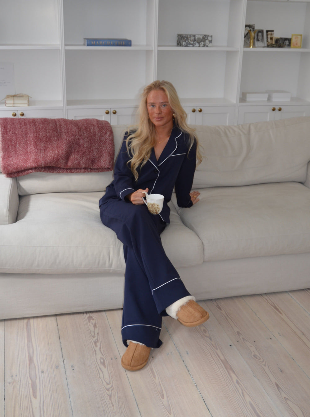 Aurelia pyjamas shirt - Navy