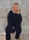 Anelise hoodie - Navy