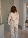 Kyla pyjamas shirt with moons - Beige