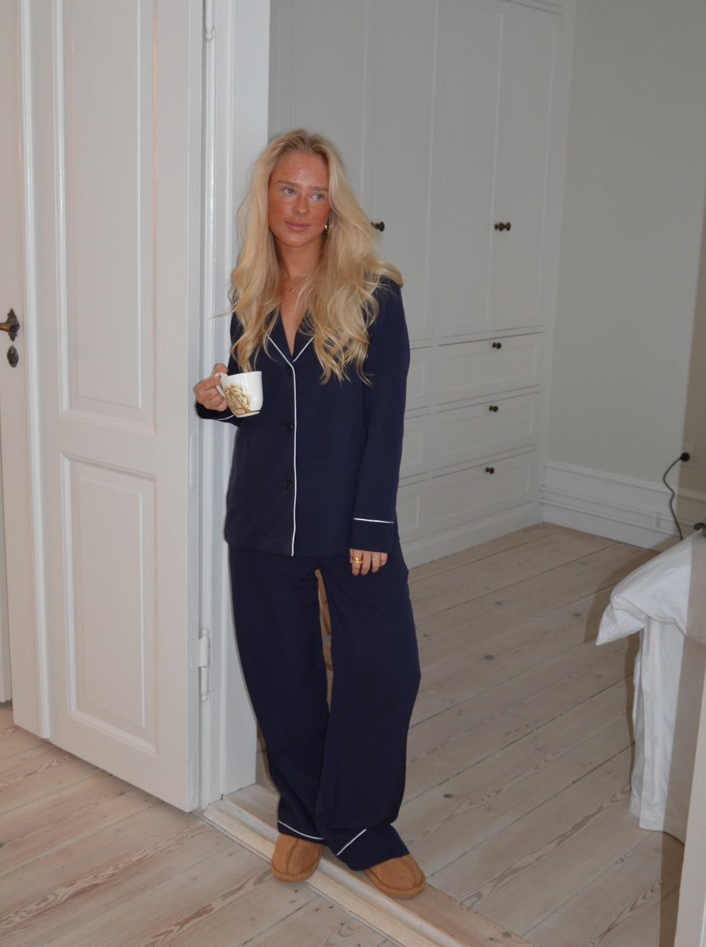 Aurelia pyjamas shirt - Navy