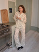 Kyla pajamas pants with moons - Beige