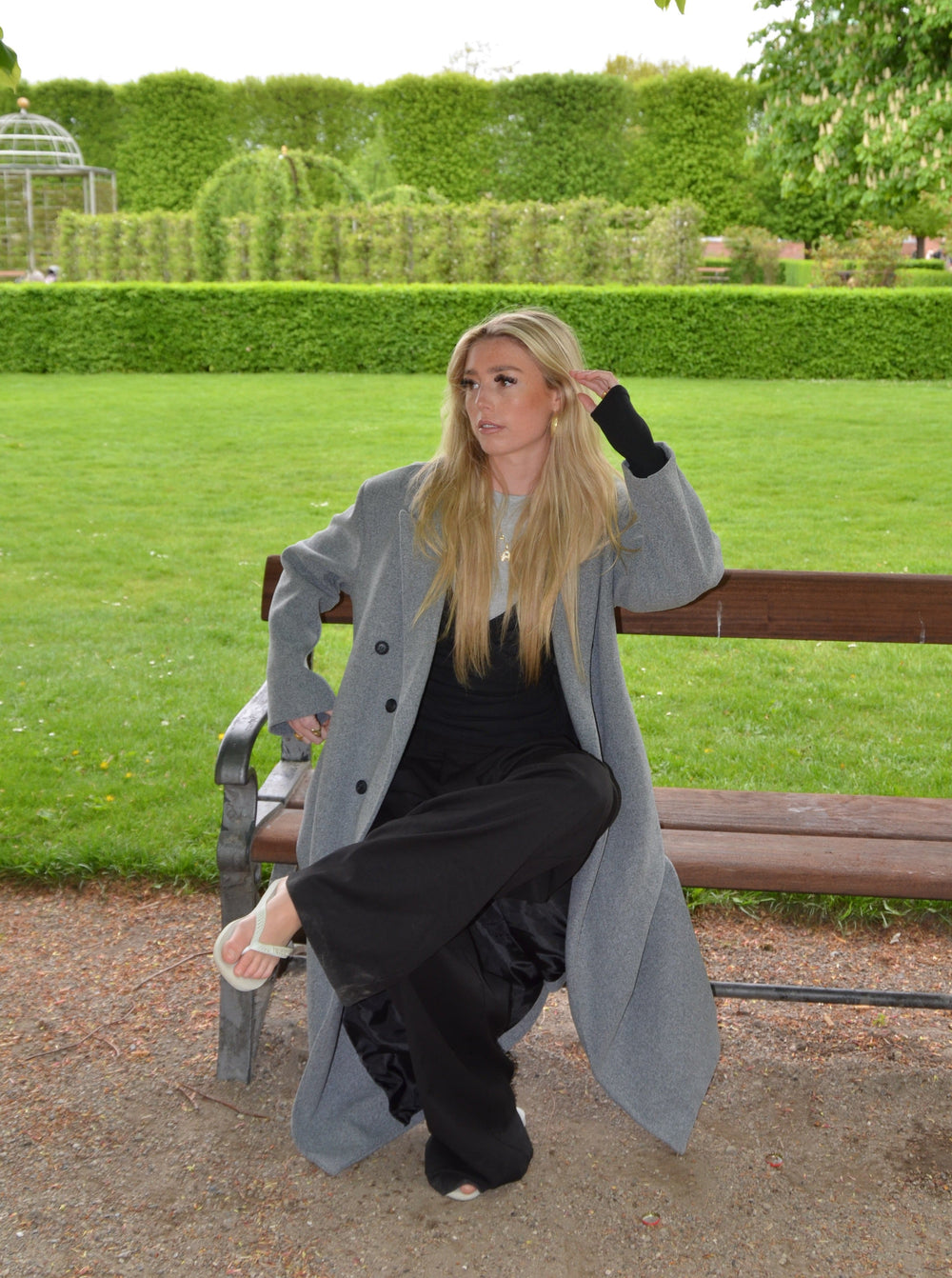 Alva oversized coat - Grey