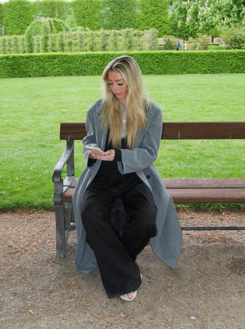 Alva oversized coat - Grey