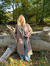 Alva oversized coat - Taupe