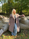 Alva oversized coat - Taupe
