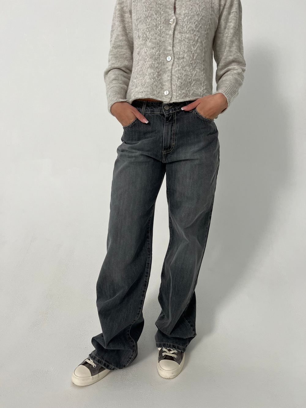 Audrey jeans - Grey