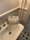 Honey large toiletry bag - White/blue with ruffles