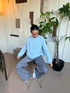 Jamilla mohair cardigan - Light blue