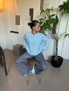 Jamilla mohair cardigan - Light blue