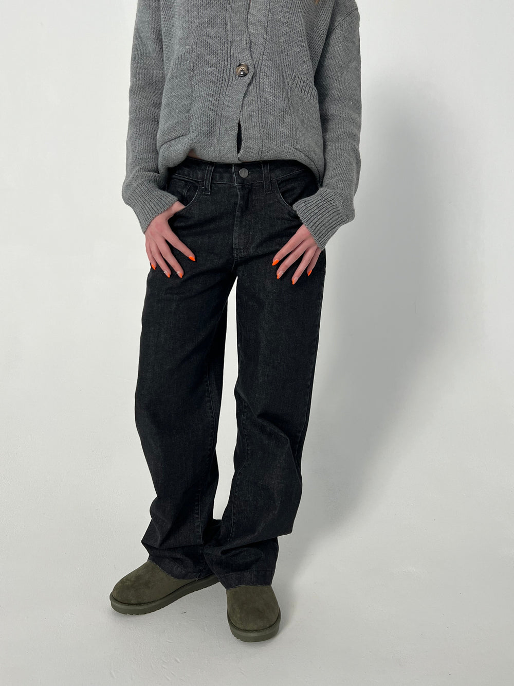 Nuna low waisted jeans - Black