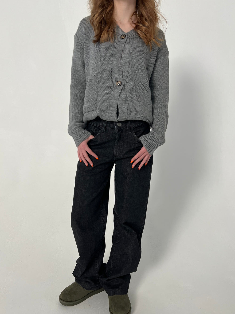Nuna low waisted jeans - Black