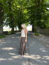 Kiera long skirt - Brown