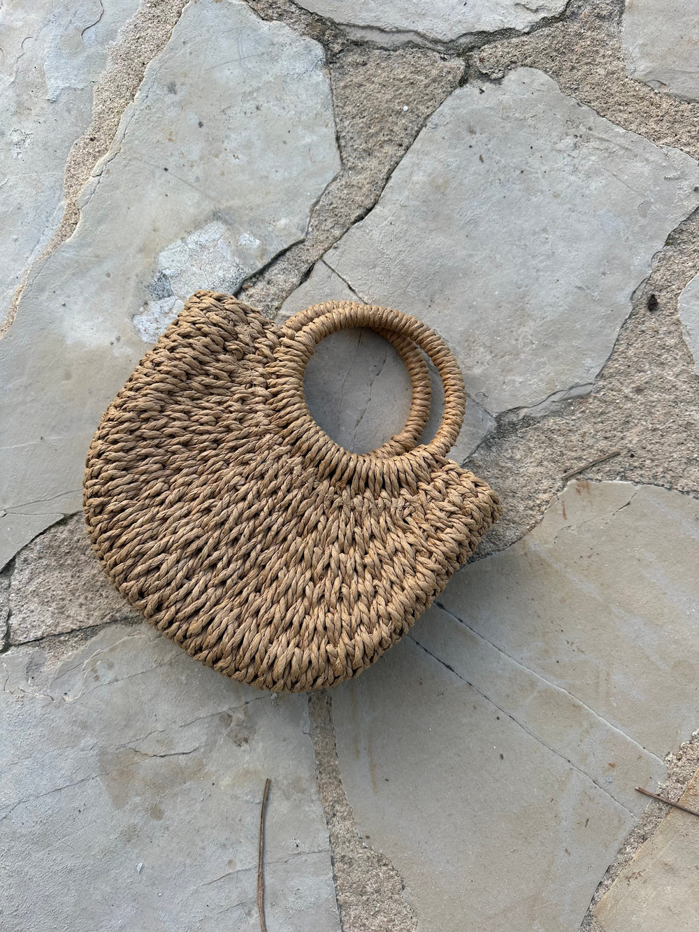 Taormina braided bag – Beige