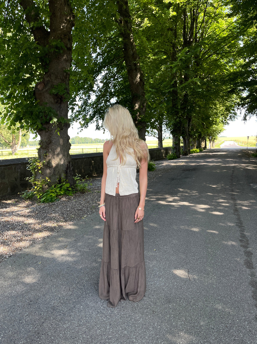 Kiera long skirt - Brown