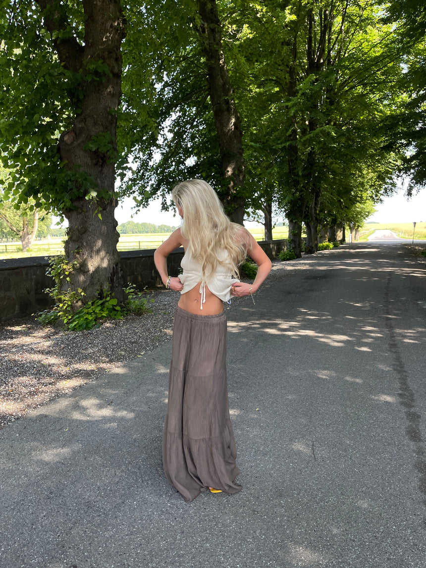 Kiera long skirt - Brown