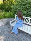 Laura pyjamas shirt - Light blue