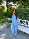 Laura pyjamas shirt - Light blue
