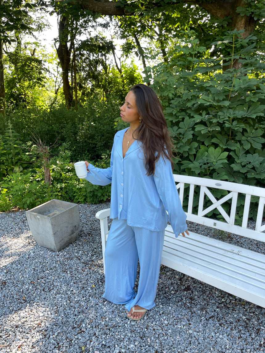 Laura pyjamas pants - Light blue