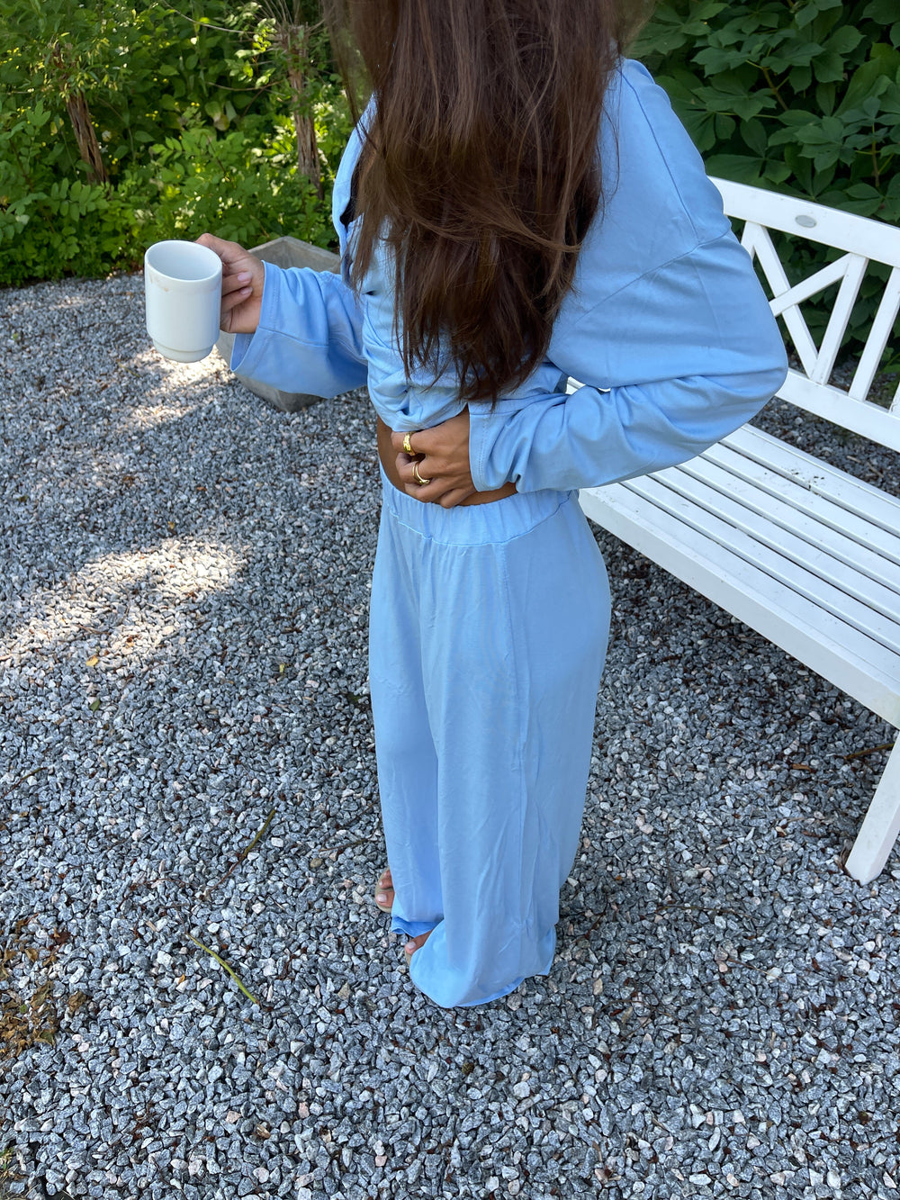 Laura pyjamas pants - Light blue