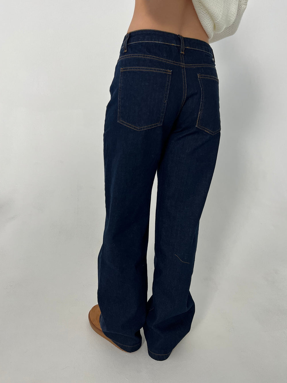 Nuna low waisted jeans - Dark denim