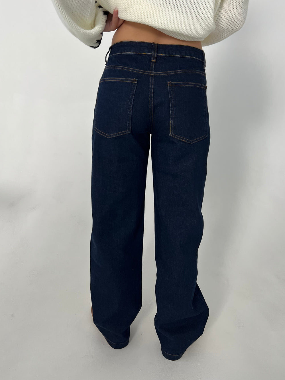 Nuna low waisted jeans - Dark denim