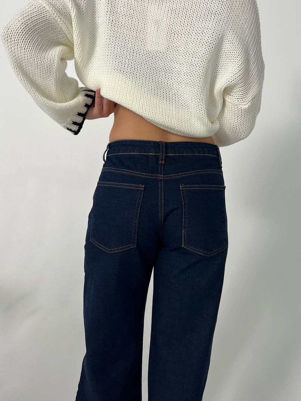 Nuna low waisted jeans - Dark denim