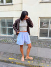 Andrea shorts with stripes - Blue/white